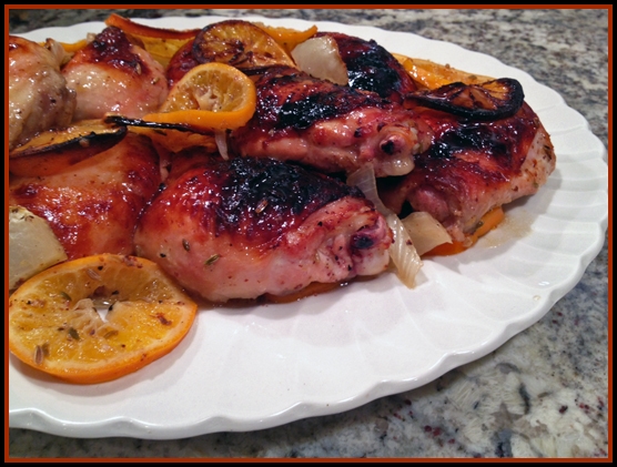 Roast Chicken with Clementines1