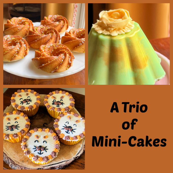 Baker's Secret Mini Bundt Cake Pan Mini Joys Non-Stick Compatible with  Bundt Cake